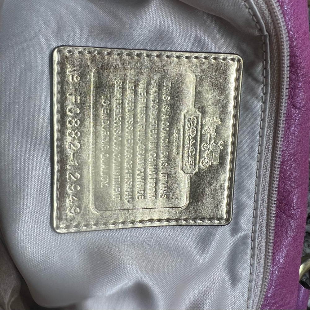 Coach Sabrina Madison Satchel Bag - Large #12949